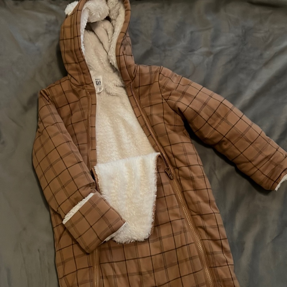 Baby Gap 18-24m Fleece lined onesie